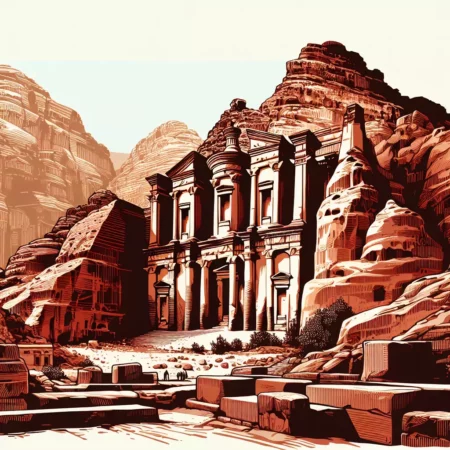 Menyusuri Jejak Sejarah di Kota Petra, Yordania