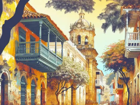 Berkeliling di Kota Kolonial Cartagena, Kolombia