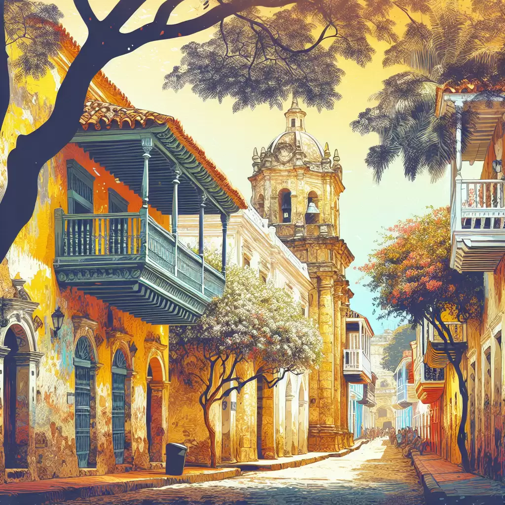 Berkeliling di Kota Kolonial Cartagena, Kolombia