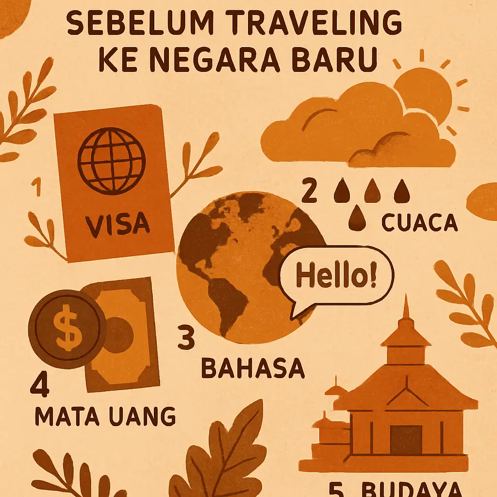 5 Hal yang Perlu Diperhatikan Sebelum Traveling ke Negara Baru