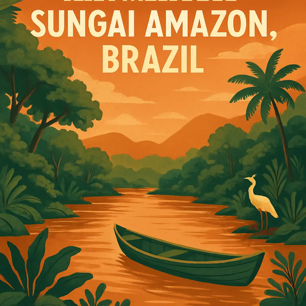 Jelajahi Keindahan Sungai Amazon, Brazil